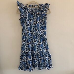 Tyler Böe Floral Ruffle Sleeve Dress